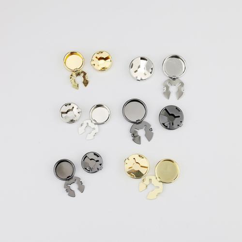 Brass Cufflink Finding, plated, DIY & different styles for choice, Sold By PC