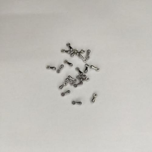 Pendentif en plastique revêtue de cuivre, plastique revêtu de cuivre, Placage, DIY, plus de couleurs à choisir, 8x3mm, 5000PC/sac, Vendu par sac