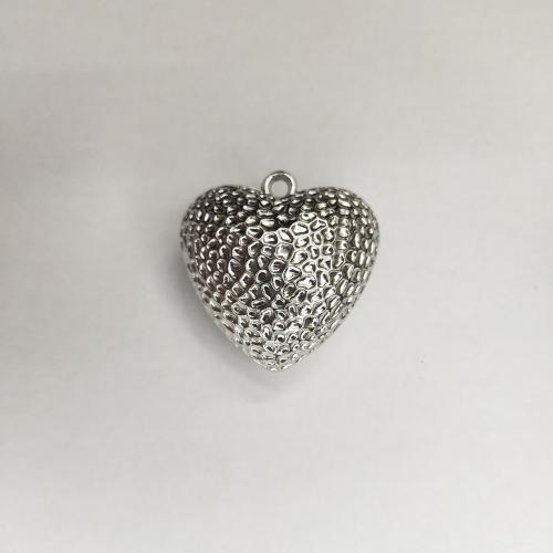 Pendentif en plastique revêtue de cuivre, plastique revêtu de cuivre, coeur, Placage, DIY, plus de couleurs à choisir, 41.32x41.66x21.86mm, 1000PC/sac, Vendu par sac