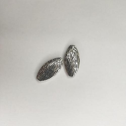 Copper Coated Plastic Beads, plated, DIY, more colors for choice, 29.91x14.72x4.33mm, 1000PCs/Bag, Sold By Bag