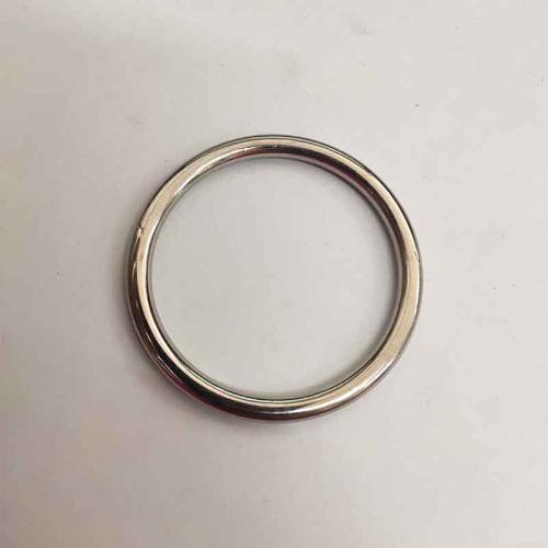 Copper Coated Plastic Linking Ring, platinum color plated, DIY, 48.74mm, 1000PCs/Bag, Sold By Bag