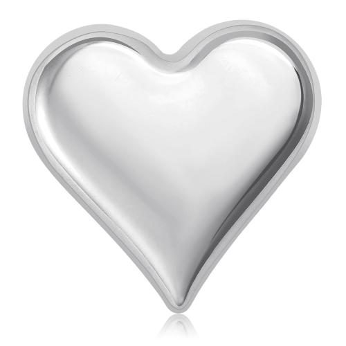 alliage de zinc broche, coeur, Placage, bijoux de mode & pour femme, plus de couleurs à choisir, 33x32mm, Vendu par PC