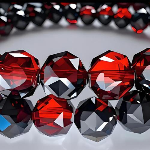 Perles cristal, Motif géométrique, DIY & normes différentes pour le choix & facettes, Vendu par PC