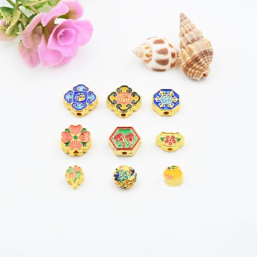 рондели и спейсеры из латуни, Латунь, DIY & разные стили для выбора & эмаль, продается PC