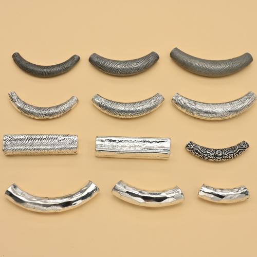 Tibetan Style Curved Tube Beads, plated, DIY & different styles for choice, Sold By PC