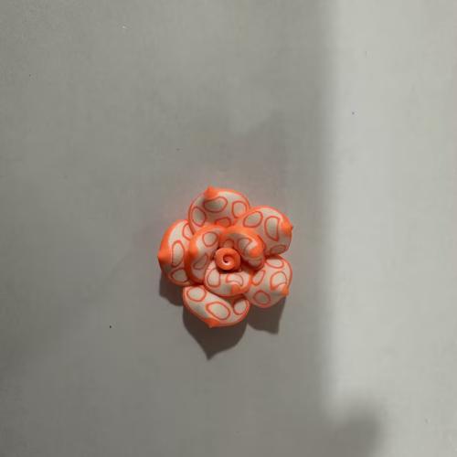 Perles en argile polymère, argile de polymère, fleur, DIY, 24x10mm, Vendu par PC