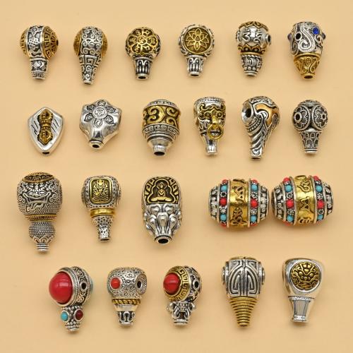 Perles intercalaires en alliage de zinc, Placage, DIY & styles différents pour le choix & 3 trous, Vendu par PC