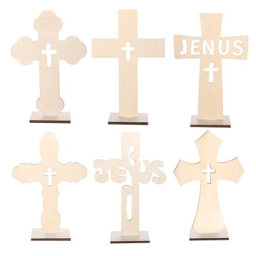 Boxwood Decoration, Cross, different styles for choice, 110x80mm, Sold By PC