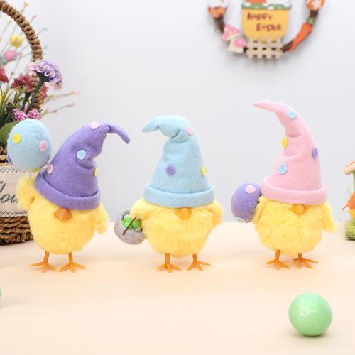 Felt Decoration, Chicken, cute, more colors for choice, 105x75x160mm, Sold By PC
