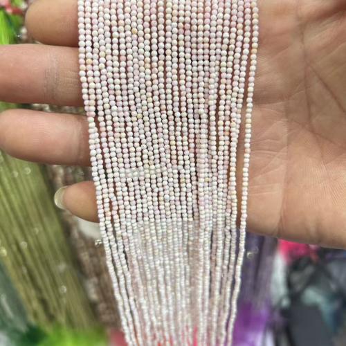 Natürliche Süßwasser Muschel Perlen, Königin Conch Shell, rund, poliert, DIY & verschiedene Größen vorhanden & facettierte, verkauft per ca. 38 cm Strang