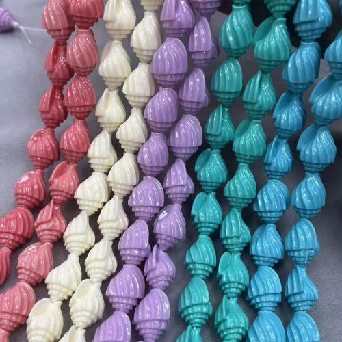 Abalorios de Nácar Colorido Natural, Shell Polvos, Concha, Bricolaje, más colores para la opción, 13x17mm, 32PCs/Bolsa, Vendido por Bolsa