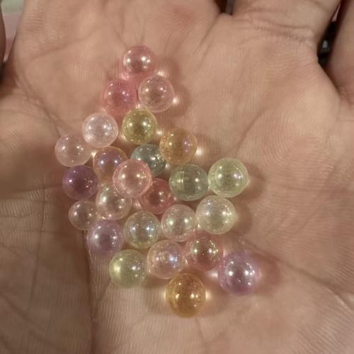 Acrylic Beads, Round, DIY & no hole, mixed colors, 6mm, 25PCs/Bag, Sold By Bag