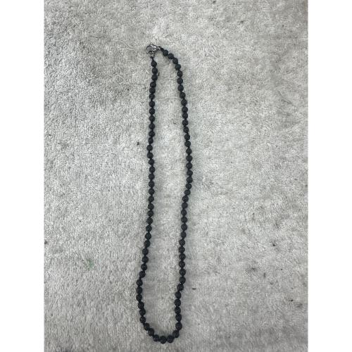 lava collar, unisexo, beads size 4mm, Vendido por Sarta