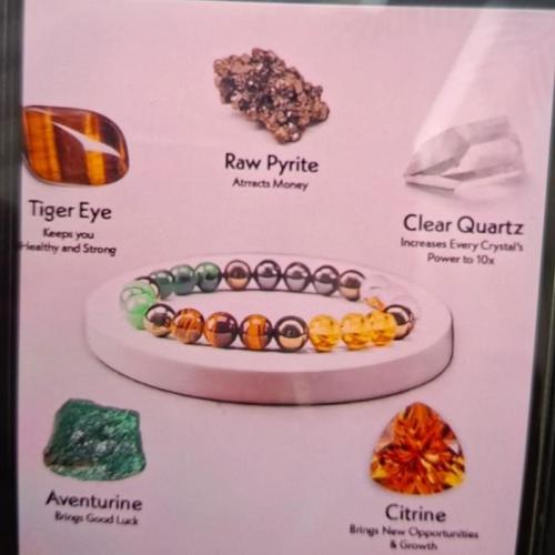 Piedras preciosas Pulsera, 8mm, Vendido por Sarta