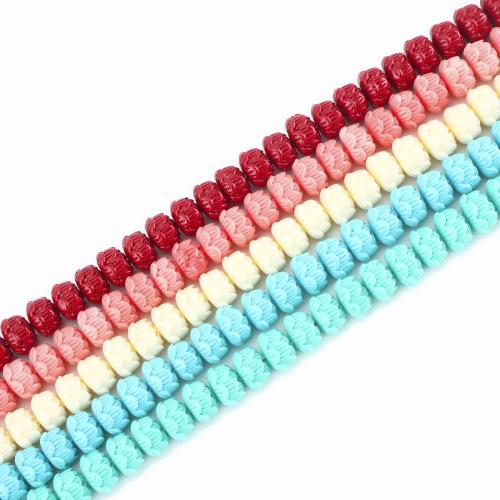 канифольные ювелирные бусины, канифоль, Лотос Seedpod, DIY, Много цветов для выбора, 8x10x10mm, длина:Приблизительно 38 см, продается PC