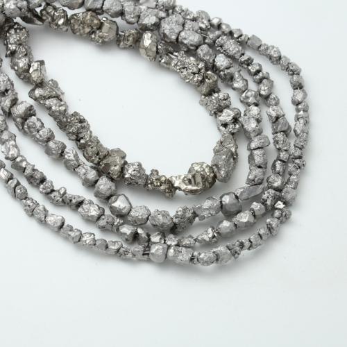 Impression Jasper Beads, irregular, plated, DIY & different size for choice, more colors for choice, Sold Per Approx 38 cm Strand