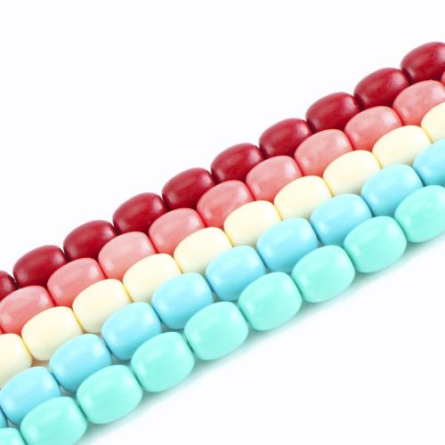 канифольные ювелирные бусины, канифоль, Ведро, DIY & гладкая, Много цветов для выбора, 12x10x10mm, длина:Приблизительно 38 см, продается PC