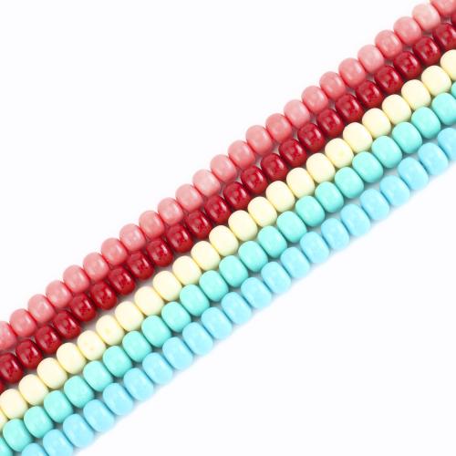 канифольные ювелирные бусины, канифоль, DIY & гладкая, Много цветов для выбора, 6x8x8mm, Продан через Приблизительно 39 см Strand