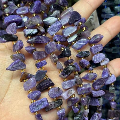 Natural Charoite Beads, irregular, DIY, 10x15mm, Sold Per Approx 38 cm Strand
