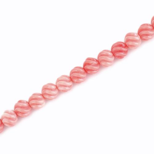 Resin Jewelry Beads, DIY & twist, pink, 8x8x8mm, Sold Per Approx 38 cm Strand