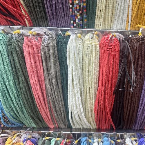 Natural Lava Beads, Square, DIY, more colors for choice, 2x4mm, Sold Per Approx 38 cm Strand