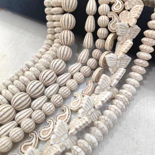 Turquoise Beads, polished, DIY & different styles for choice, Sold Per Approx 38-40 cm Strand