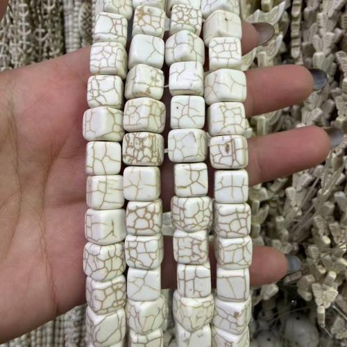 Turquoise Beads, dyed & DIY & different styles for choice, white, Sold Per Approx 38 cm Strand