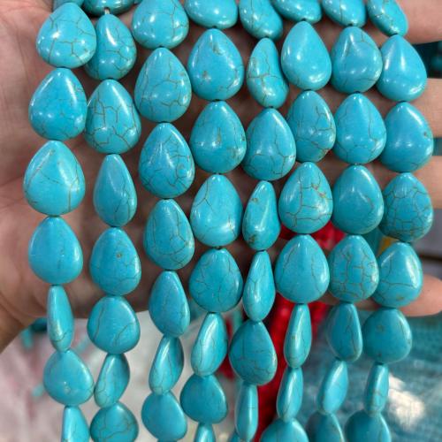 Turquoise Beads, Teardrop, DIY & different styles for choice, Sold Per Approx 38 cm Strand