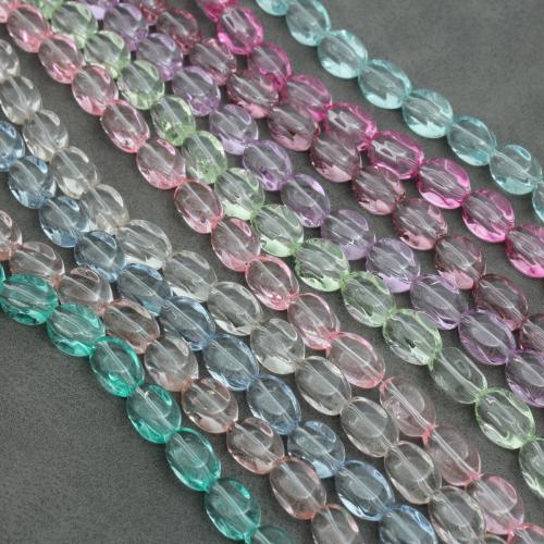 Abalorios de Cristal, pulido, Bricolaje, más colores para la opción, 7x11mm, aproximado 80PCs/Sarta, Vendido por Sarta