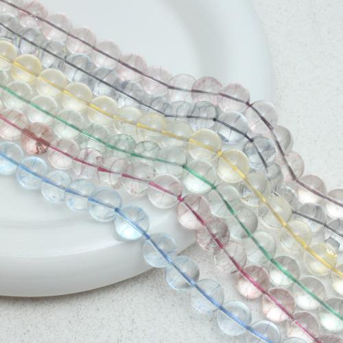 Round Crystal Beads, dyed & DIY & different size for choice & smooth, more colors for choice, Sold By Strand