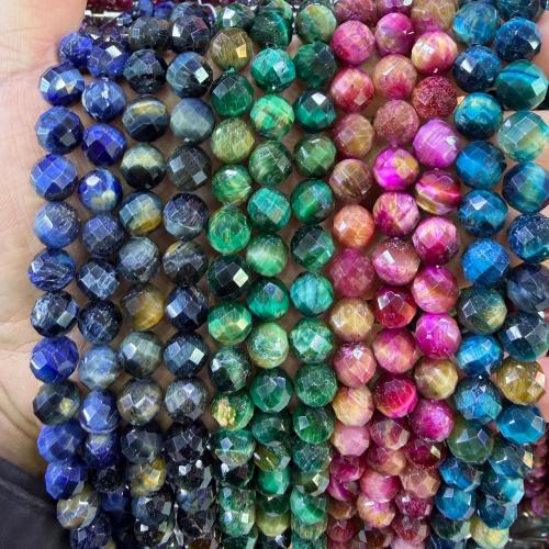 Бусины из Тигрового Глаза , тигровый глаз, Круглая, полированный, DIY & граненый, Много цветов для выбора, 10mm, Приблизительно 37ПК/Strand, продается Strand