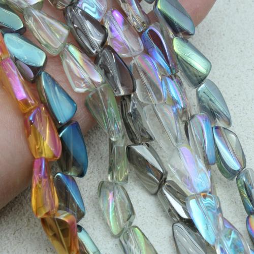 Бусины из кристаллов, Кристаллы, Геометрический узор, Другое покрытие, DIY, много цветов для вабора, 9x16mm, Приблизительно 45ПК/Strand, продается Strand