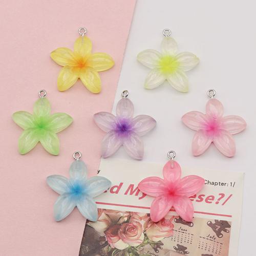 Подвески из смолы, канифоль, Лили, DIY, Много цветов для выбора, 34x30mm, продается PC