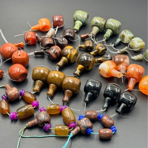 3 Отверстие Guru Бисер, Полудрагоценный камень, DIY & разные стили для выбора, продается PC