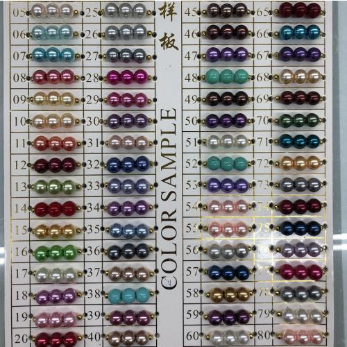 Модные  стеклянные бусинки, Стеклянный, Круглая, DIY, Много цветов для выбора, 14mm, продается Strand