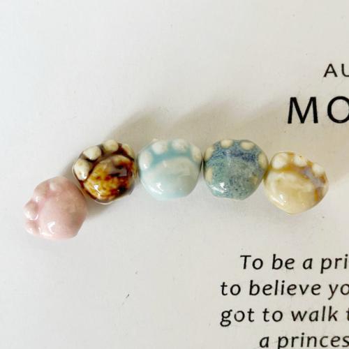 Ювелирный фарфоровый бусины, фарфор, коготь, DIY, Много цветов для выбора, 11.50x9.50mm, отверстие:Приблизительно 2.5mm, продается PC