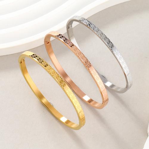 Нержавеющая сталь 304 браслет на запястье/щиколотку, Другое покрытие, ювелирные изделия моды & Мужская, Много цветов для выбора, внутренний диаметр:Приблизительно 60mm, продается PC