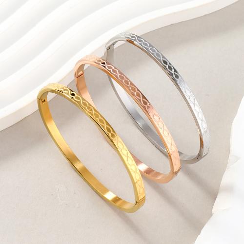 Нержавеющая сталь 304 браслет на запястье/щиколотку, Другое покрытие, ювелирные изделия моды & Мужская, Много цветов для выбора, внутренний диаметр:Приблизительно 60mm, продается PC