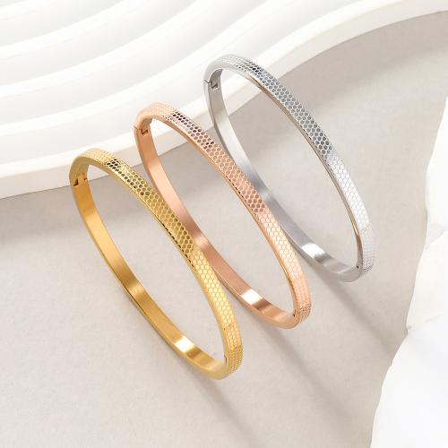 Нержавеющая сталь 304 браслет на запястье/щиколотку, Другое покрытие, ювелирные изделия моды & Мужская, Много цветов для выбора, внутренний диаметр:Приблизительно 60mm, продается PC