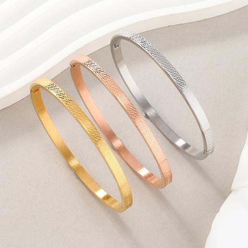 Нержавеющая сталь 304 браслет на запястье/щиколотку, Другое покрытие, ювелирные изделия моды & Мужская, Много цветов для выбора, внутренний диаметр:Приблизительно 60mm, продается PC