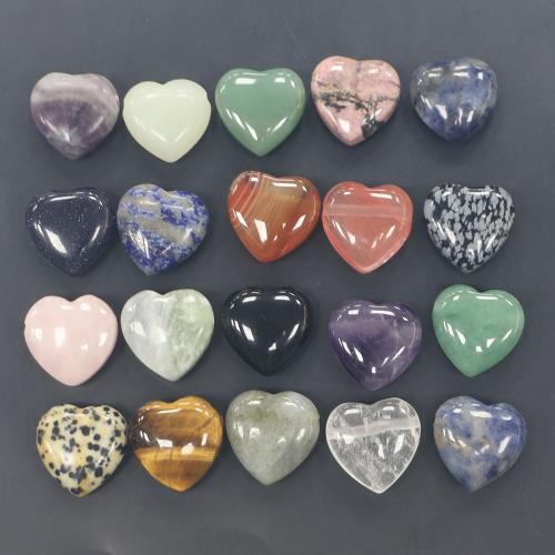 Ювелирные подвески из драгоценных камней, Полудрагоценный камень, Сердце, полированный, DIY & различные материалы для выбора, pendant size 20u00d720u00d710-9mm, продается PC