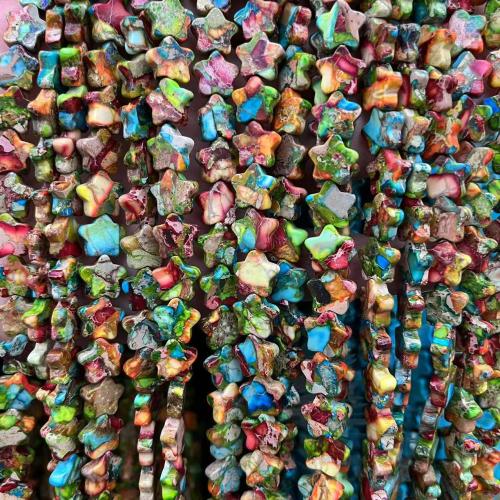 Бусины из поделочных камней, Полудрагоценный камень, Звезда, DIY, Много цветов для выбора, 10mm, Приблизительно 33ПК/Strand, продается Strand