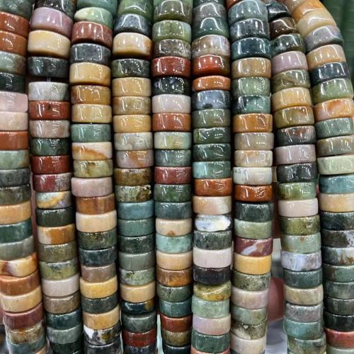 Perles bijoux en pierres gemmes, pierre gemme, abaque, DIY & différents matériaux pour le choix, 5x10mm, Environ 50PC/brin, Vendu par brin