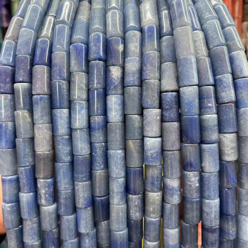 Perles bijoux en pierres gemmes, pierre gemme, pilier, DIY & différents matériaux pour le choix, 8x12mm, Environ 30PC/brin, Vendu par brin