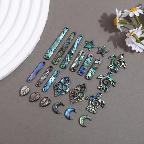 Natural Abalone Shell Pendants, DIY & different styles for choice & hollow, Sold By PC