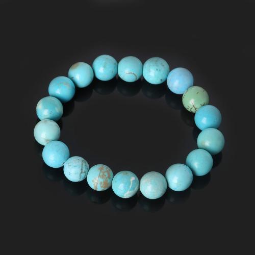Gemstone Bracelet, Round, fashion jewelry & different materials for choice & Unisex & different size for choice, more colors for choice, Sold Per Approx 7.4 Inch Strand