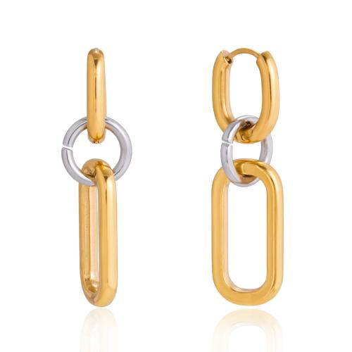 Нержавеющая сталь падение Серьги, нержавеющая сталь, Другое покрытие, ювелирные изделия моды & Женский, 12.50x44.10mm, продается Пара