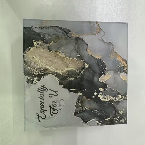 бумага подарочная коробочка, Квадратная форма, принт, Пылезащитный, 90x90x30mm, 600ПК/Лот, продается Лот