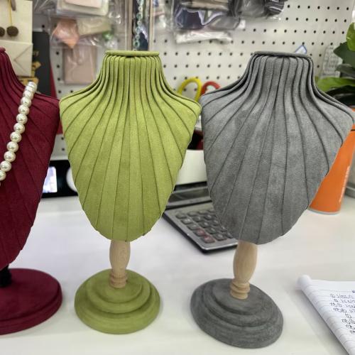 Baumwollsamt Kettenständer, mit Holz, keine, verkauft von PC