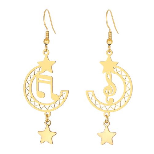 Acier inoxydable 304 Boucle d'oreille goutte, styles différents pour le choix & pour femme & creux, Vendu par paire